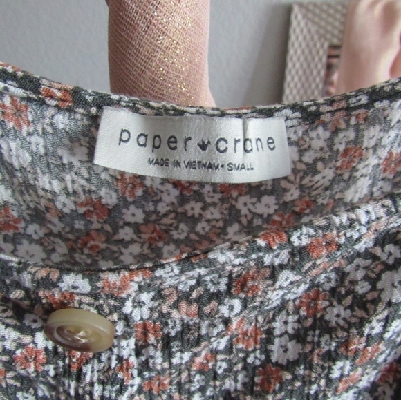 Paper Crane Floral Tank - Picture 4 of 7